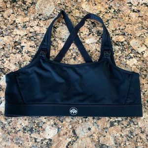 Senita Speed Feed Nursing Sports Bra in Black